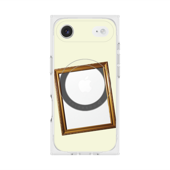 Premium Square Case with MagSafe［ Photo Frame - Ivory ］