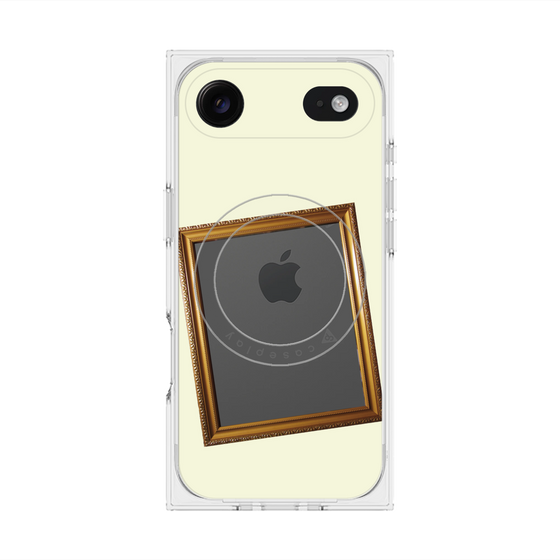 Premium Square Case with MagSafe［ Photo Frame - Ivory ］