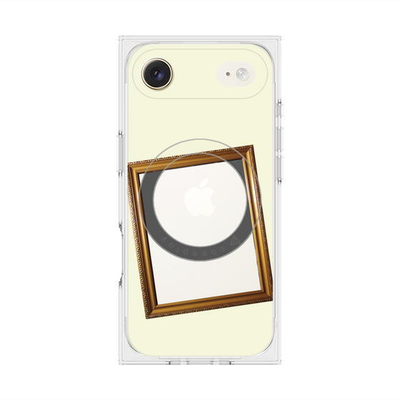 Premium Square Case with MagSafe［ Photo Frame - Ivory ］