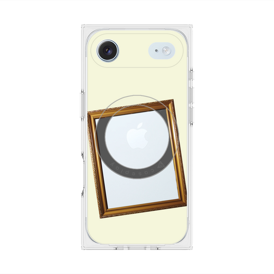 Premium Square Case with MagSafe［ Photo Frame - Ivory ］