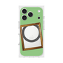 Premium Square Case with MagSafe［ Photo Frame - Light Green ］