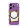 Premium Square Case with MagSafe［ Photo Frame - Purple ］