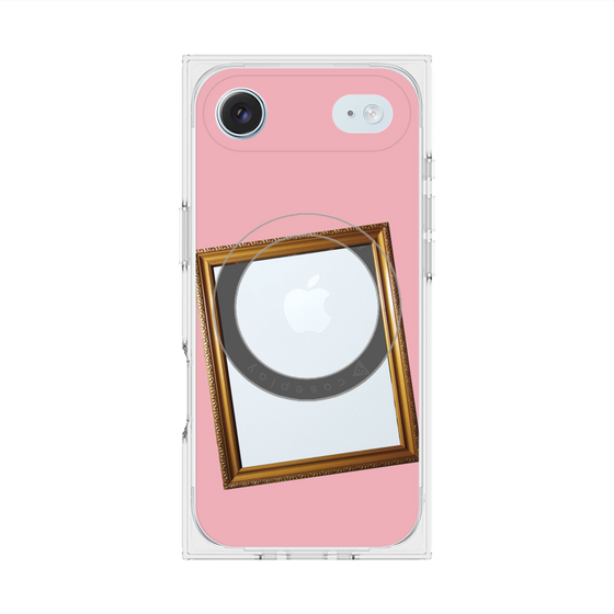 Premium Square Case with MagSafe［ Photo Frame - Pink ］