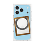 Premium Square Case with MagSafe［ Photo Frame - Light Blue ］