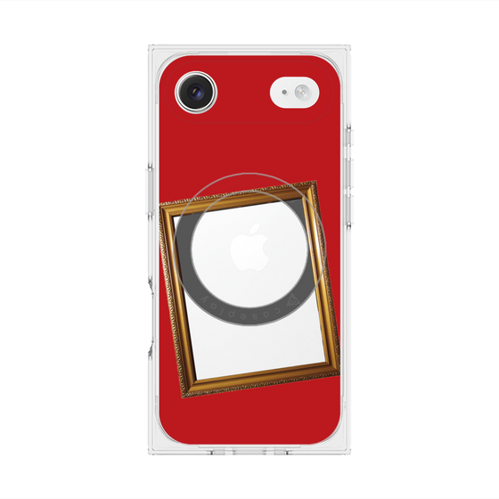 Premium Square Case with MagSafe［ Photo Frame - Red ］