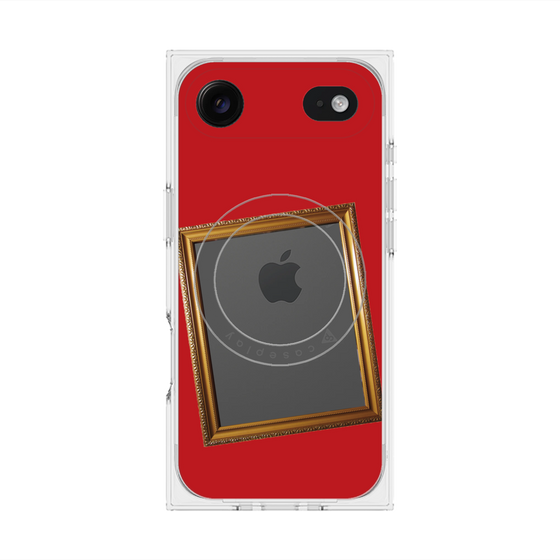 Premium Square Case with MagSafe［ Photo Frame - Red ］