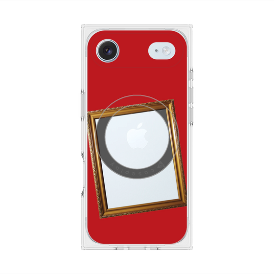 Premium Square Case with MagSafe［ Photo Frame - Red ］