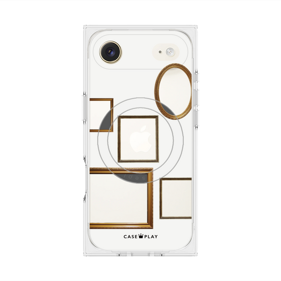 Premium Square Case with MagSafe［ Photo Frames - White ］