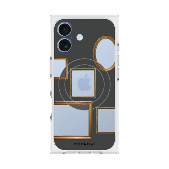 Premium Square Case with MagSafe［ Photo Frames - Gray ］