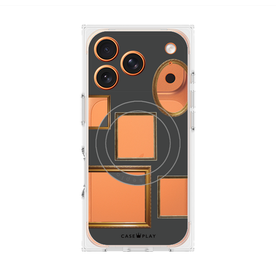 Premium Square Case with MagSafe［ Photo Frames - Gray ］