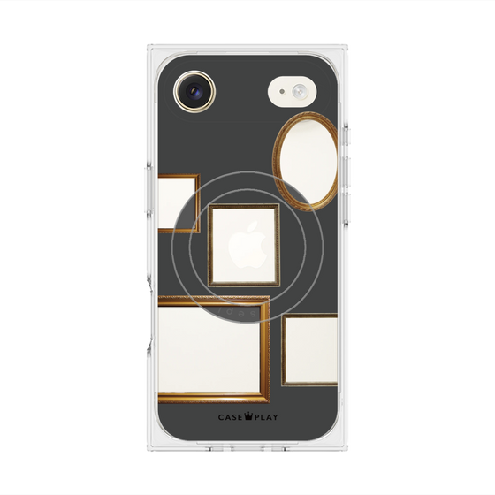 Premium Square Case with MagSafe［ Photo Frames - Gray ］