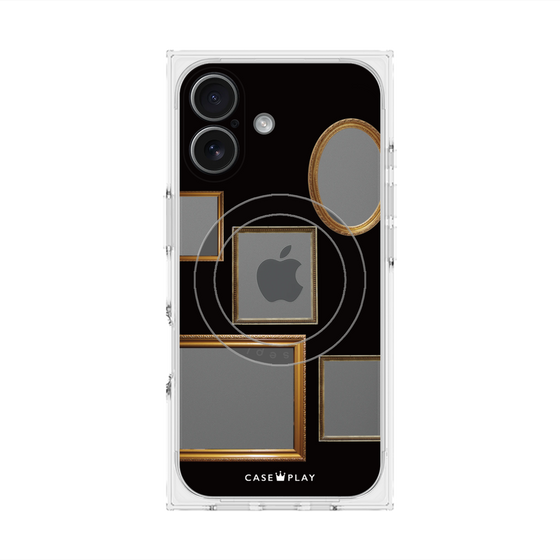 Premium Square Case with MagSafe［ Photo Frames - Black ］