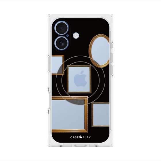 Premium Square Case with MagSafe［ Photo Frames - Black ］