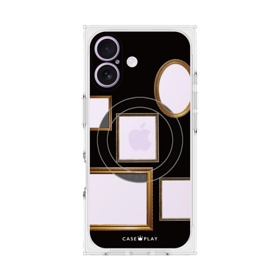 Premium Square Case with MagSafe［ Photo Frames - Black ］