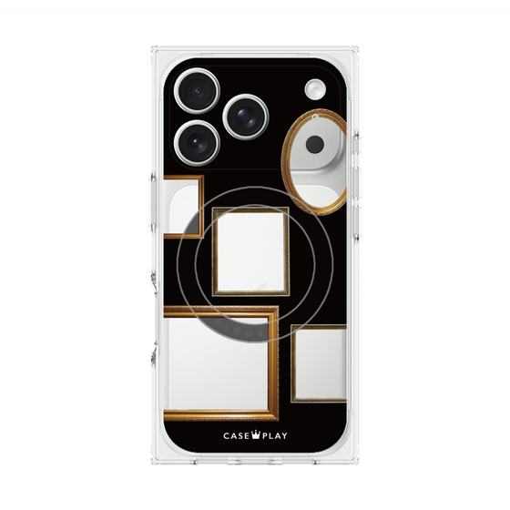 Premium Square Case with MagSafe［ Photo Frames - Black ］