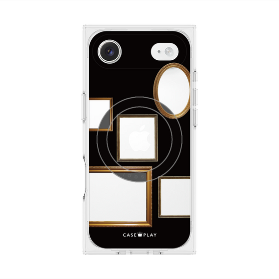 Premium Square Case with MagSafe［ Photo Frames - Black ］