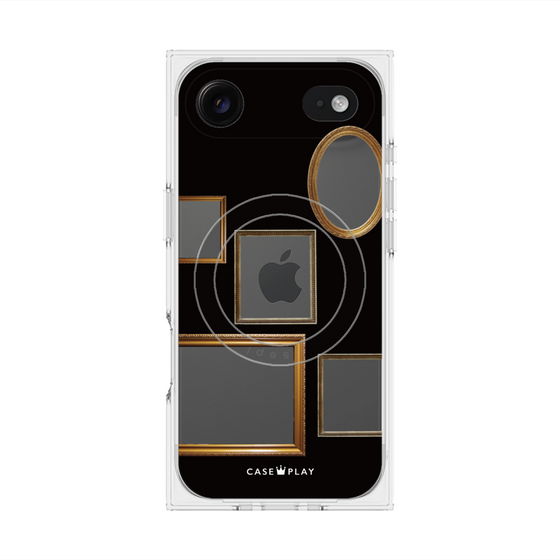 Premium Square Case with MagSafe［ Photo Frames - Black ］