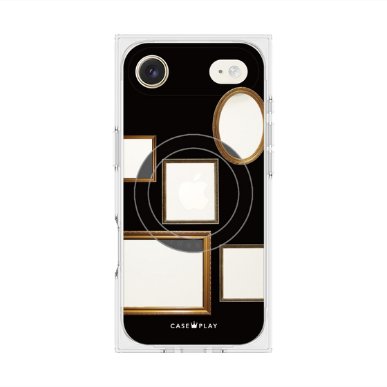 Premium Square Case with MagSafe［ Photo Frames - Black ］