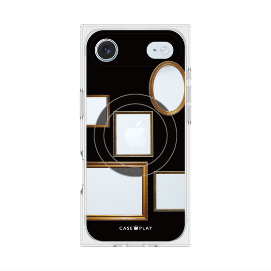 Premium Square Case with MagSafe［ Photo Frames - Black ］