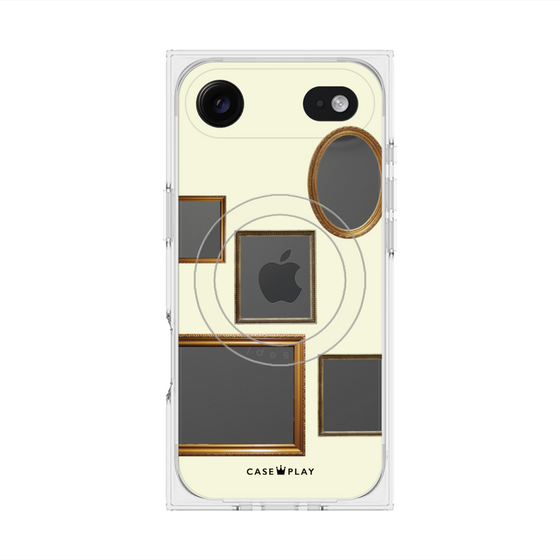 Premium Square Case with MagSafe［ Photo Frames - Ivory ］