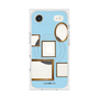 Premium Square Case with MagSafe［ Photo Frames - Light Blue ］