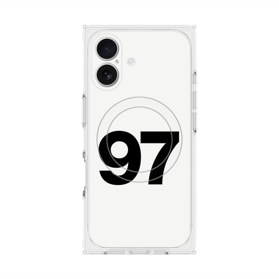 Premium Square Case with MagSafe［ No.97 - White ］