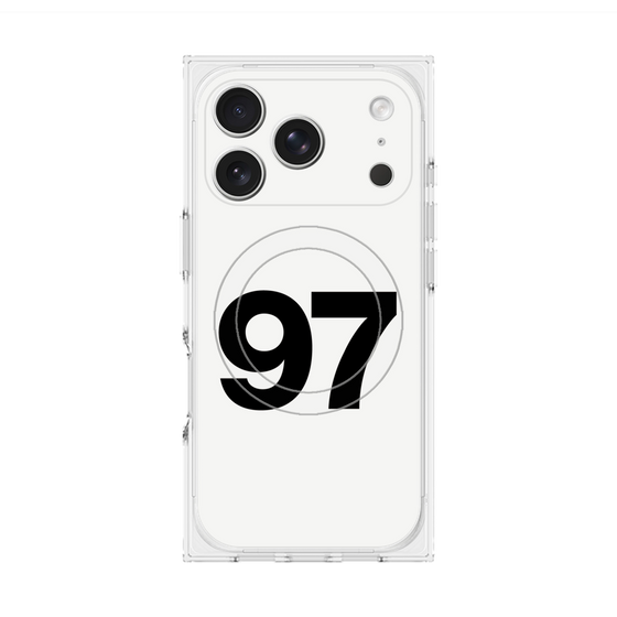 Premium Square Case with MagSafe［ No.97 - White ］