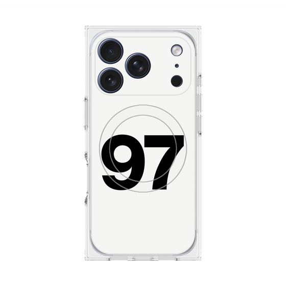 Premium Square Case with MagSafe［ No.97 - White ］