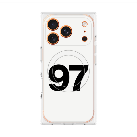 Premium Square Case with MagSafe［ No.97 - White ］