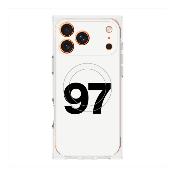 Premium Square Case with MagSafe［ No.97 - White ］