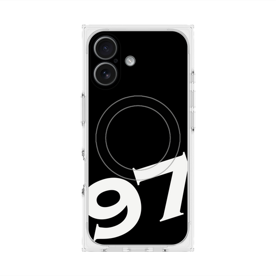 Premium Square Case with MagSafe［ No.97 - Black ］