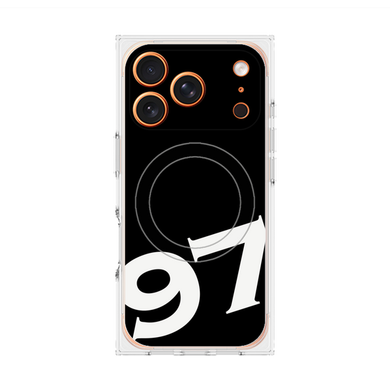 Premium Square Case with MagSafe［ No.97 - Black ］