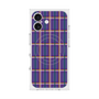 Premium Square Case with MagSafe［ Tartan Check - Purple ］