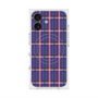 Premium Square Case with MagSafe［ Tartan Check - Purple ］