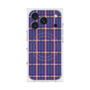 Premium Square Case with MagSafe［ Tartan Check - Purple ］