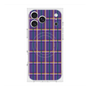 Premium Square Case with MagSafe［ Tartan Check - Purple ］