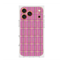 Premium Square Case with MagSafe［ Tartan Check - Pink ］