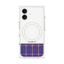 Premium Square Case with MagSafe［ CASEPLAY Tartan Check - Purple ］