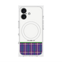 Premium Square Case with MagSafe［ CASEPLAY Tartan Check - Purple ］