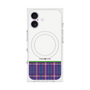 Premium Square Case with MagSafe［ CASEPLAY Tartan Check - Purple ］