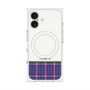 Premium Square Case with MagSafe［ CASEPLAY Tartan Check - Purple ］