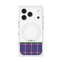 Premium Square Case with MagSafe［ CASEPLAY Tartan Check - Purple ］