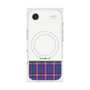 Premium Square Case with MagSafe［ CASEPLAY Tartan Check - Purple ］