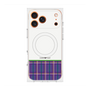 Premium Square Case with MagSafe［ CASEPLAY Tartan Check - Purple ］