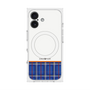 Premium Square Case with MagSafe［ CASEPLAY Tartan Check - Blue ］