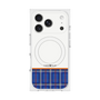Premium Square Case with MagSafe［ CASEPLAY Tartan Check - Blue ］