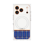Premium Square Case with MagSafe［ CASEPLAY Tartan Check - Blue ］