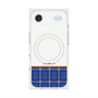 Premium Square Case with MagSafe［ CASEPLAY Tartan Check - Blue ］