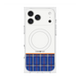 Premium Square Case with MagSafe［ CASEPLAY Tartan Check - Blue ］