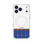 Premium Square Case with MagSafe［ CASEPLAY Tartan Check - Blue ］
